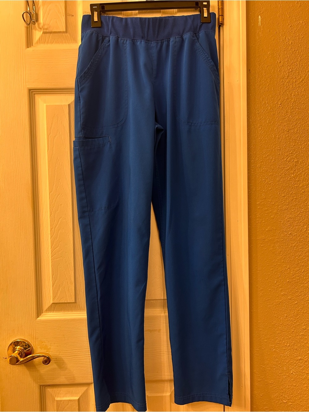 3 (S/S/M) Blue Utility Scrub Pants - Comfortable Workwear - Picture 10 of 13